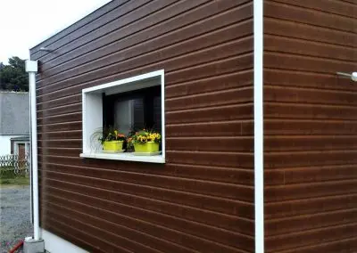 Bardage extérieur en bois à Nantes
